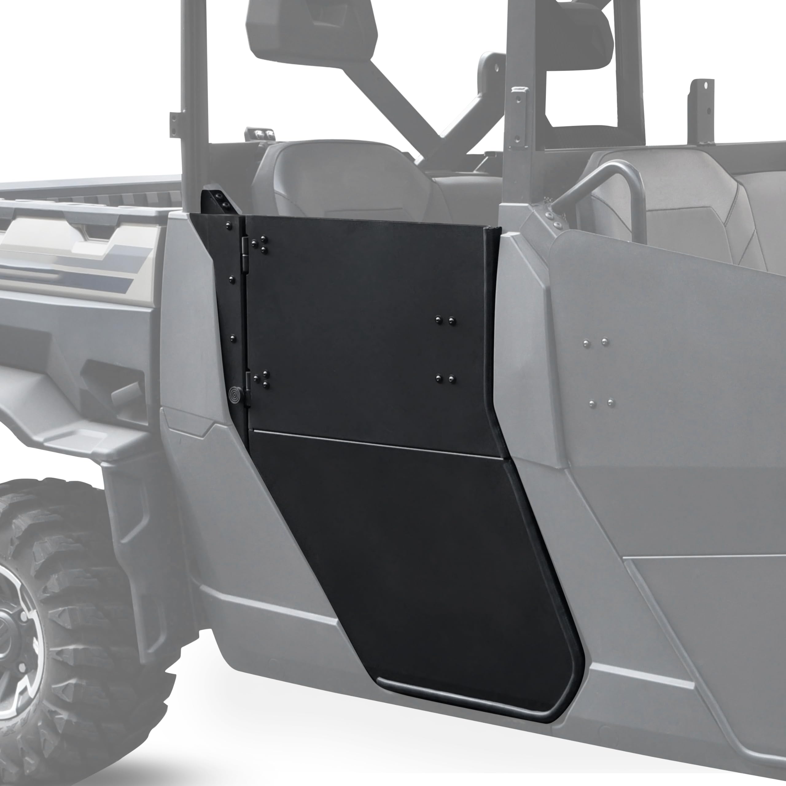 Amazon.com: POKIAUTO Rear Half Doors for Polaris Ranger Crew 1000